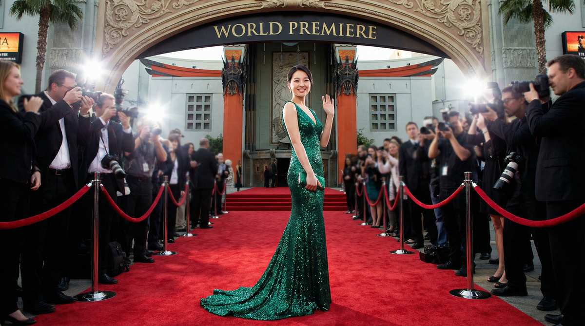 抖音揭秘红毯首映礼视频